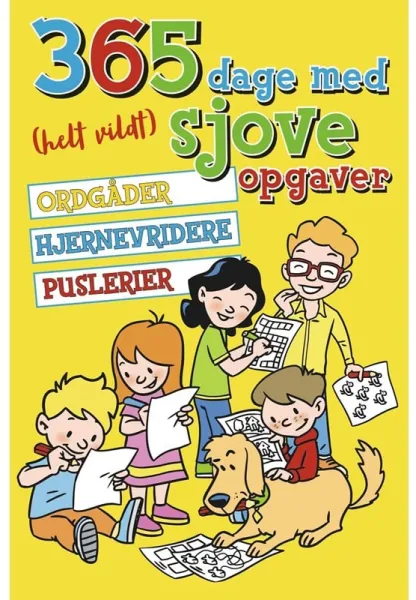365 dage med helt vildt sjove opgaver - Børnebog - paperback